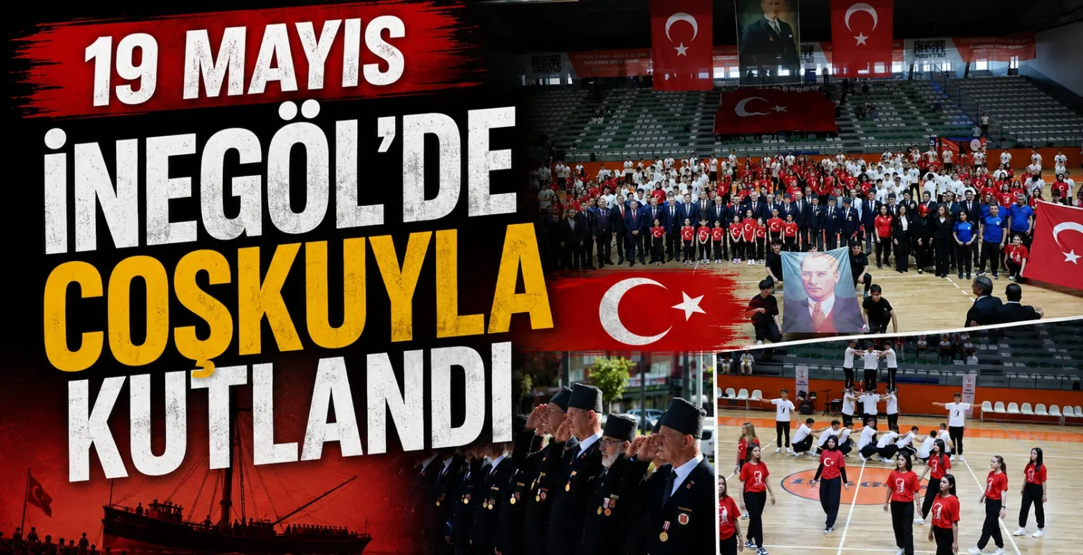 19 Mayıs İnegöl’de coşkuyla kutlandı