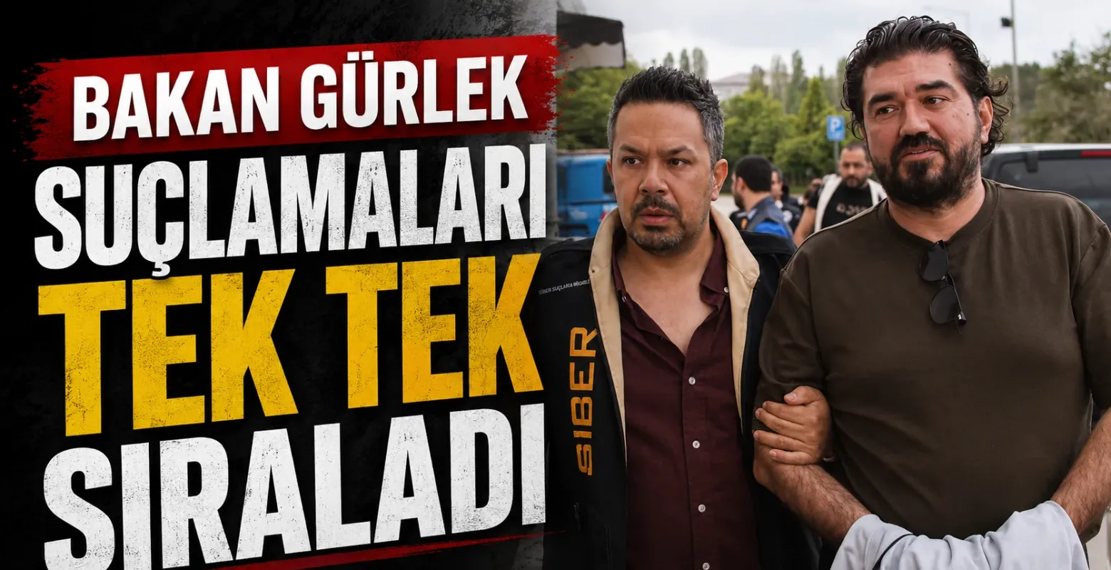 Bakan Gürlek Suçlamaları Tek Tek Sıraladı