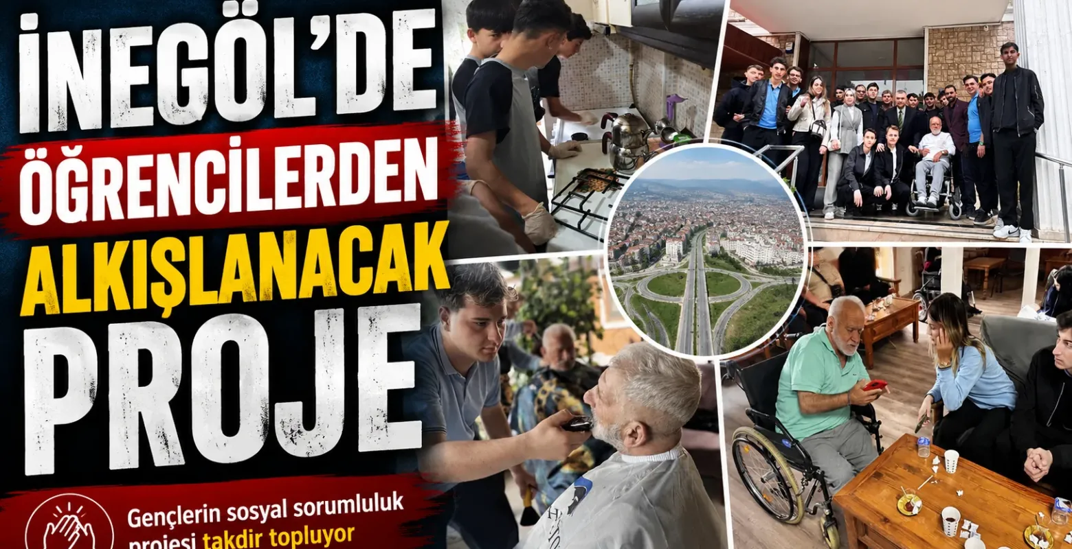 İnegöl'de öğrencilerden alkışlanacak proje