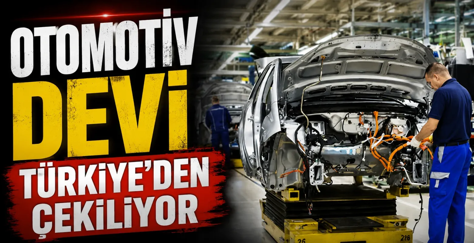 Otomotiv devi Türkiye'den çekiliyor