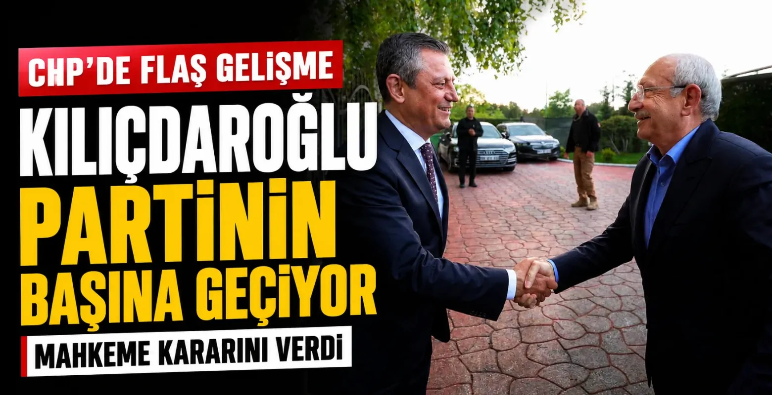 CHP Kurultayı İptal Edildi! Kılıçdaroğlu Göreve Geri Dönüyor
