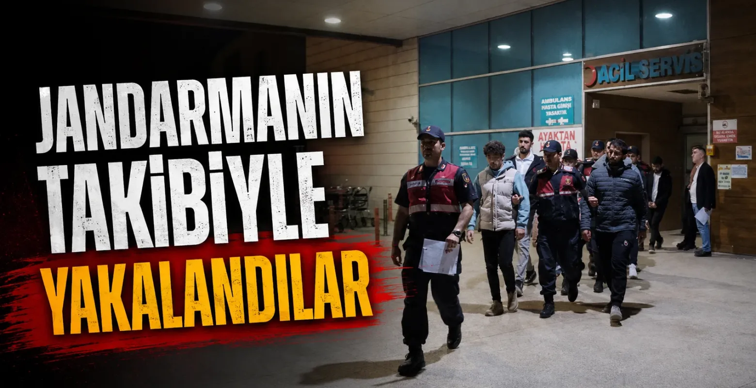İnegöl Alibeyköy'de 7 düzensiz göçmen yakalandı