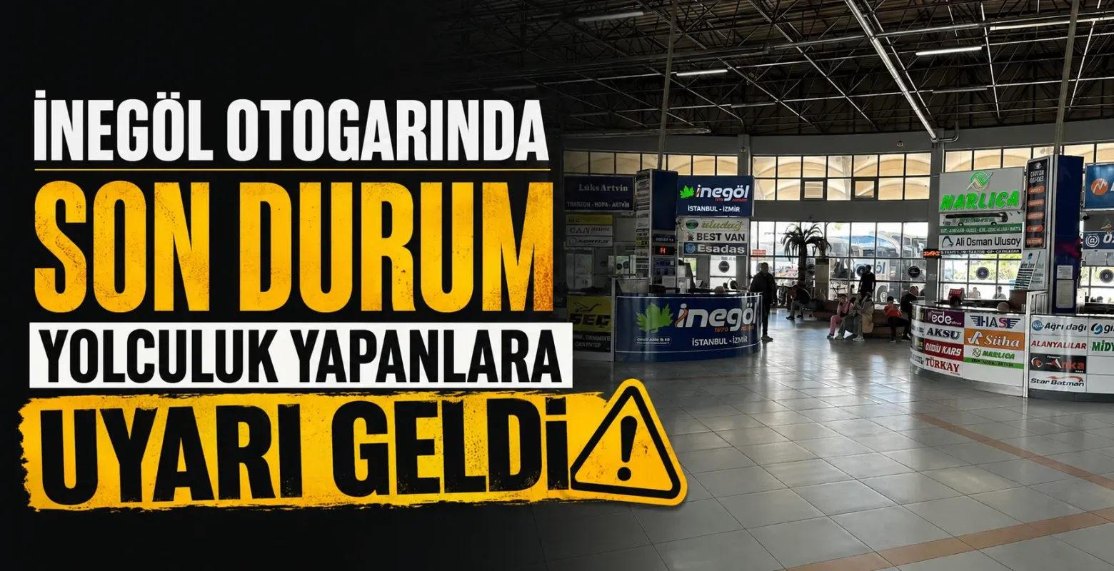 İnegöl otogarında bayram yoğunluğu sakinledi, bilet fiyatı değişmedi