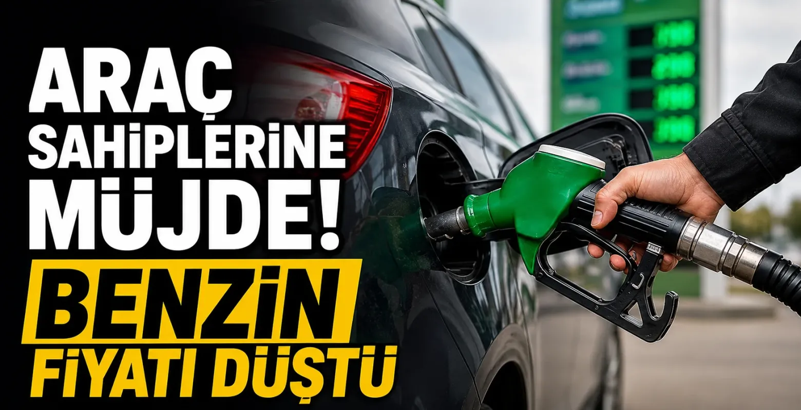 Araç sahiplerine müjde! Benzin fiyatı düştü