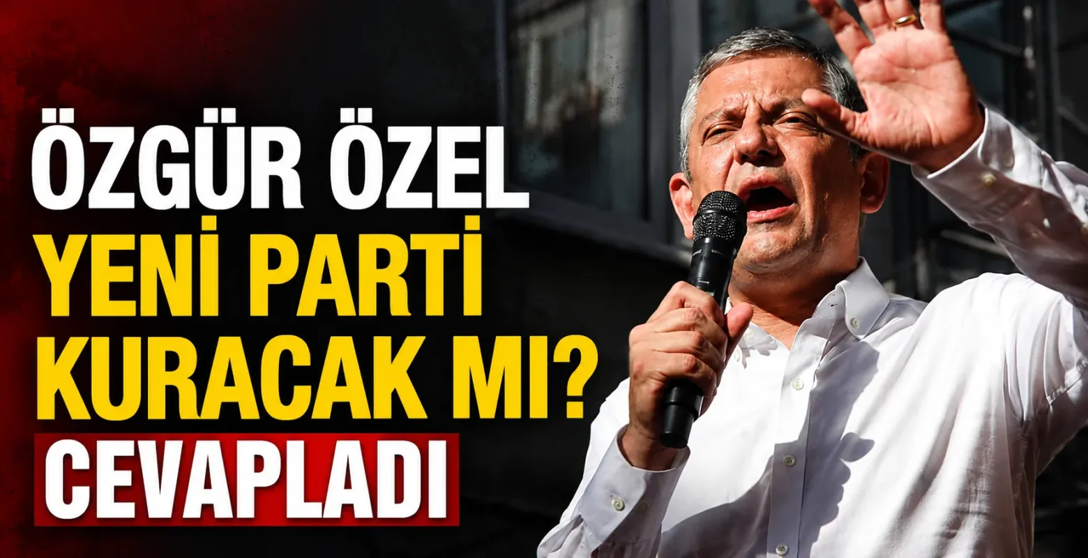 Özgür Özel'den Manisa'da 'yeni parti' ve kurultay çıkışı