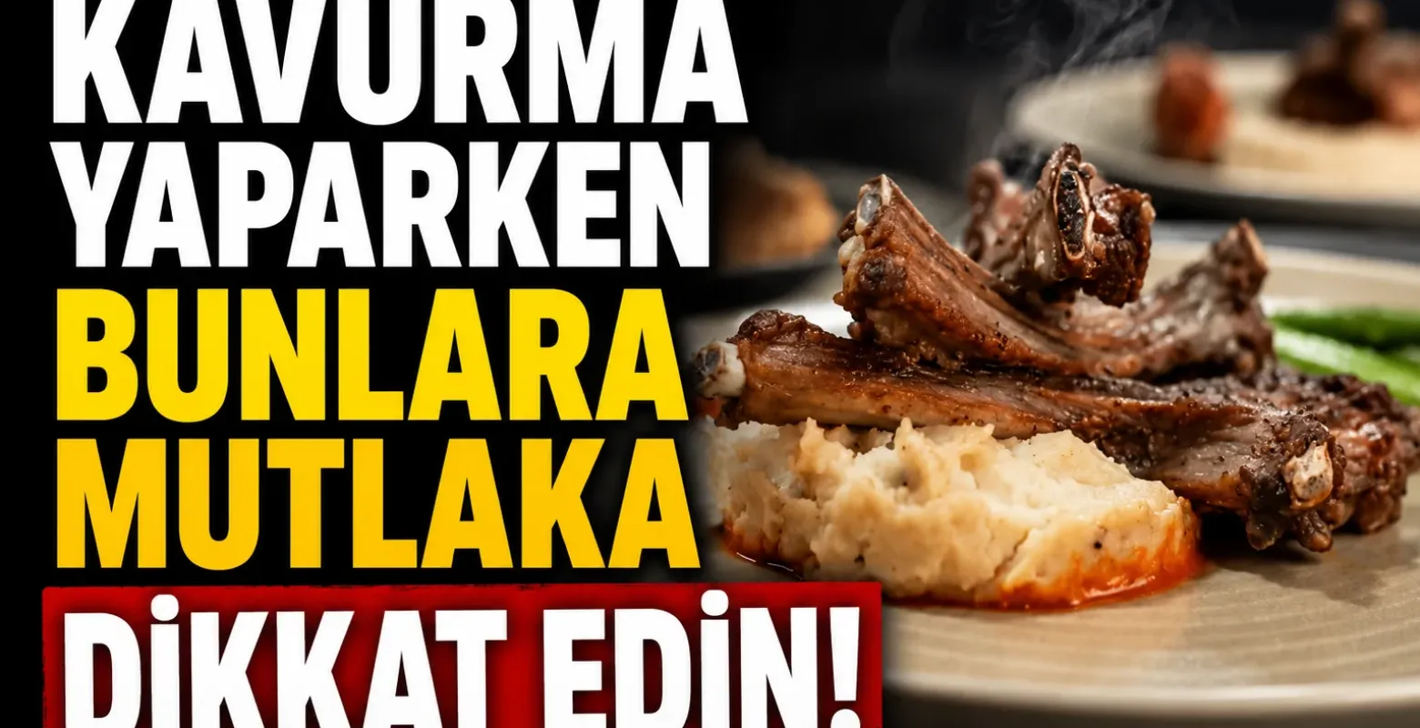 Kurban etini pişirirken doğru ısı ve tekniğe dikkat uyarısı