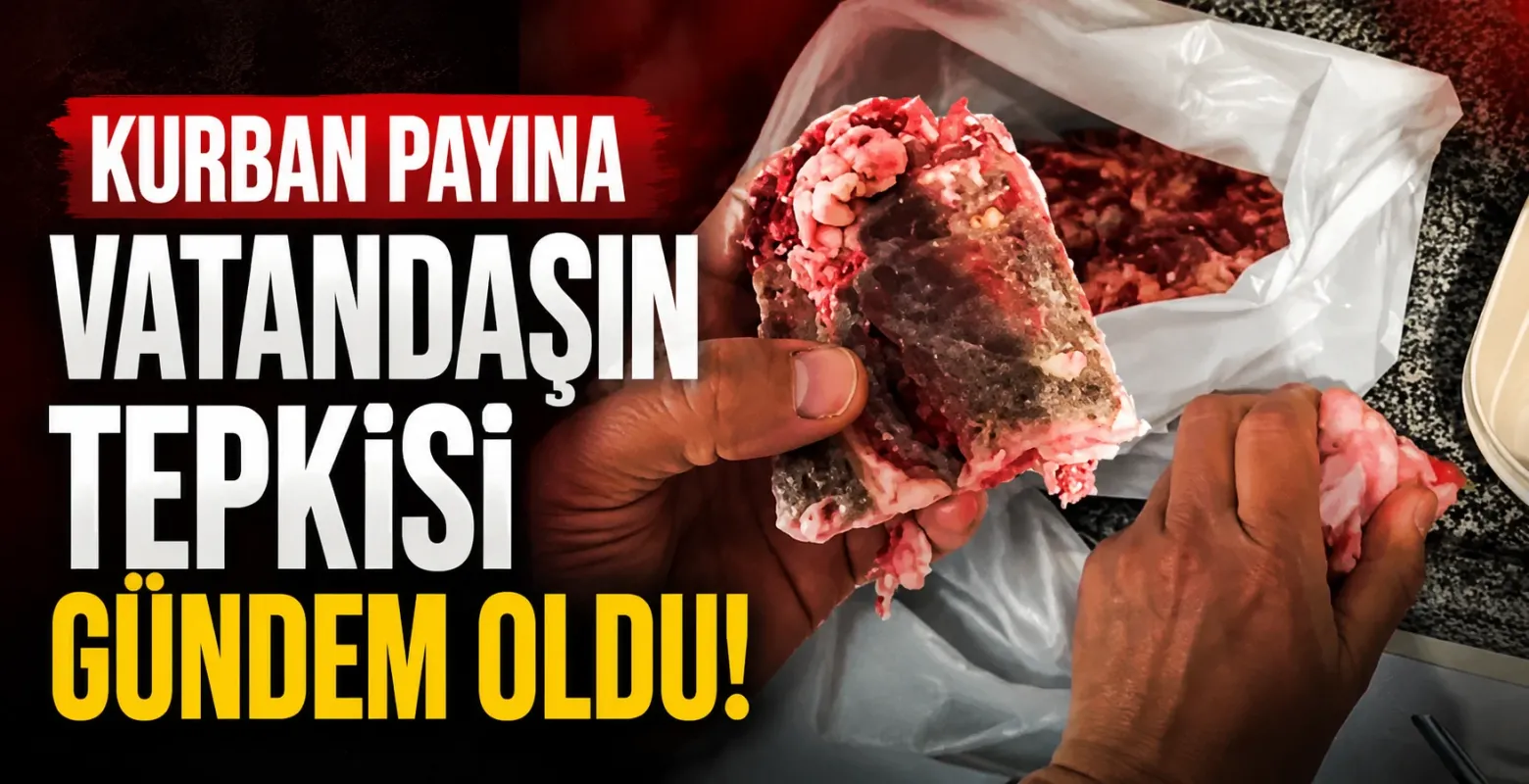 Kurban payına vatandaşın tepkisi gündem oldu!