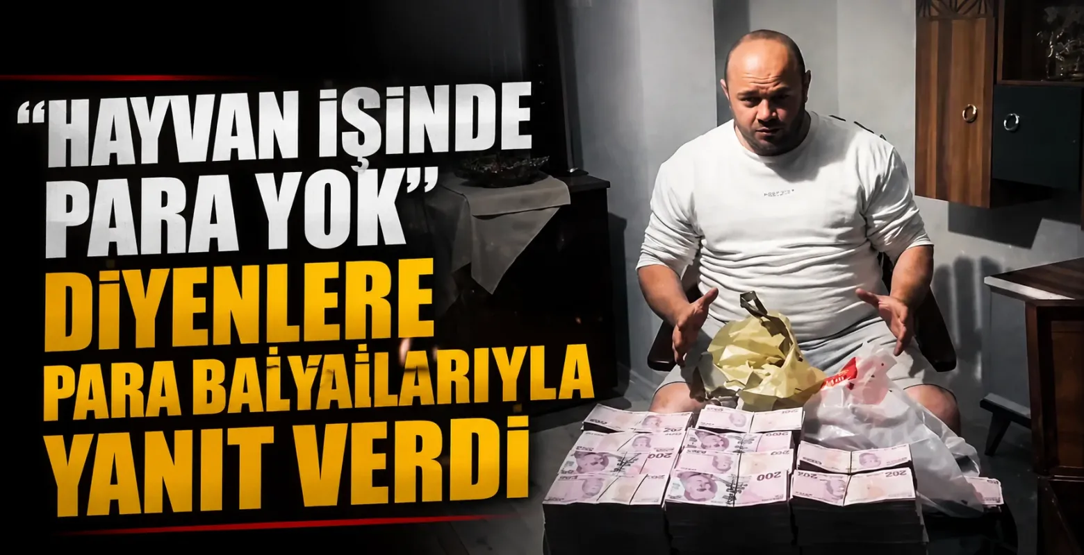 “Hayvan İşinde Para Yok” Diyenlere Para Balyalarıyla Yanıt Verdi
