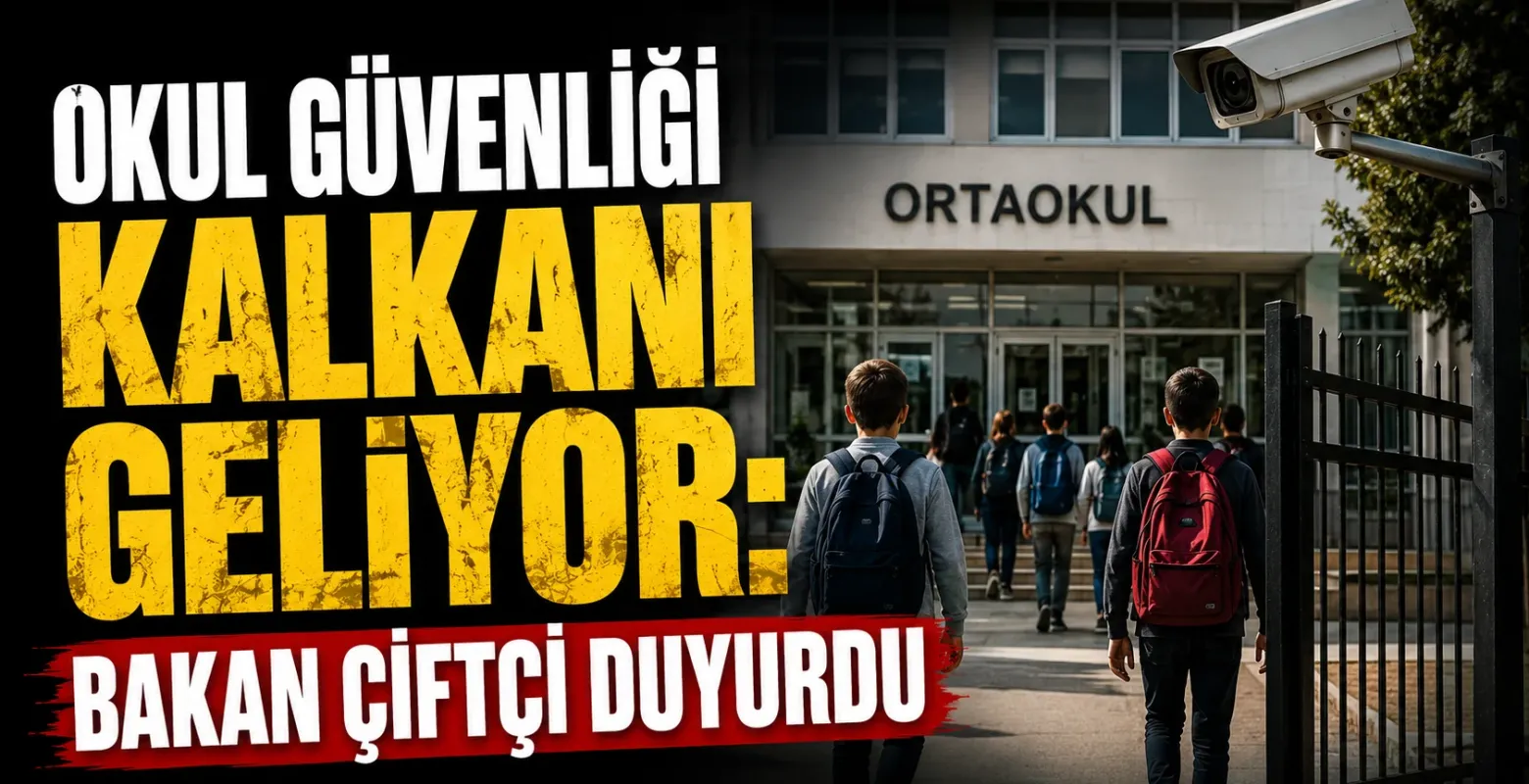 Okul Güvenliği Kalkanı Geliyor: Bakan Çiftçi Duyurdu