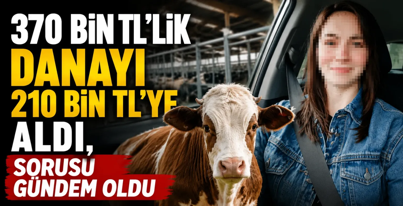 370 bin TL'lik danayı 210 bin TL'ye aldı, sorusu gündem oldu
