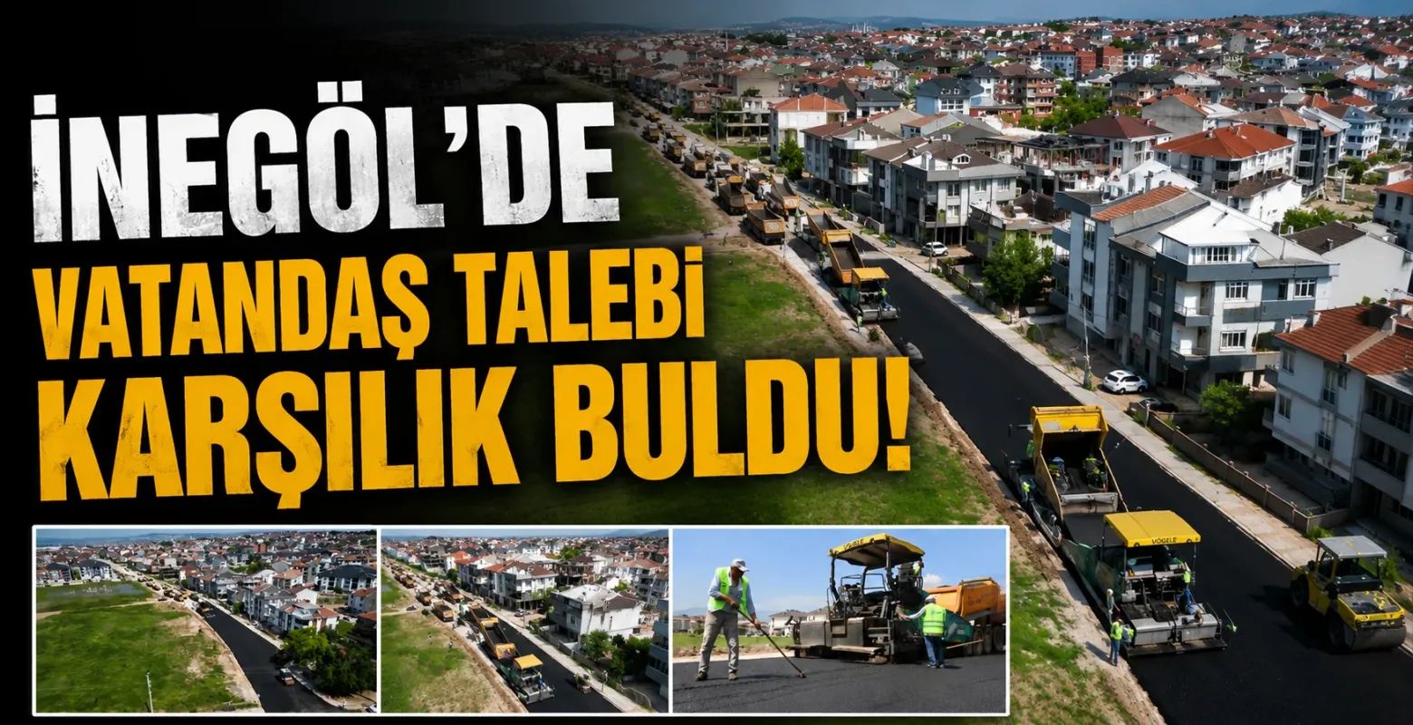 İnegöl'de vatandaş talebi karşılık buldu!