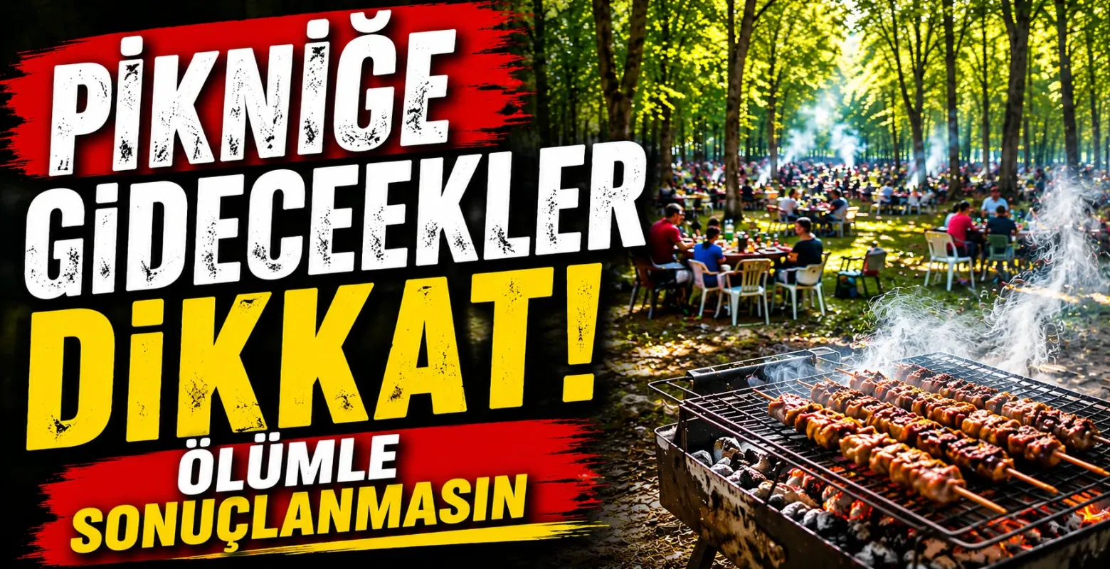 Pikniğe gidecekler dikkat! Ölümle sonuçlanmasın