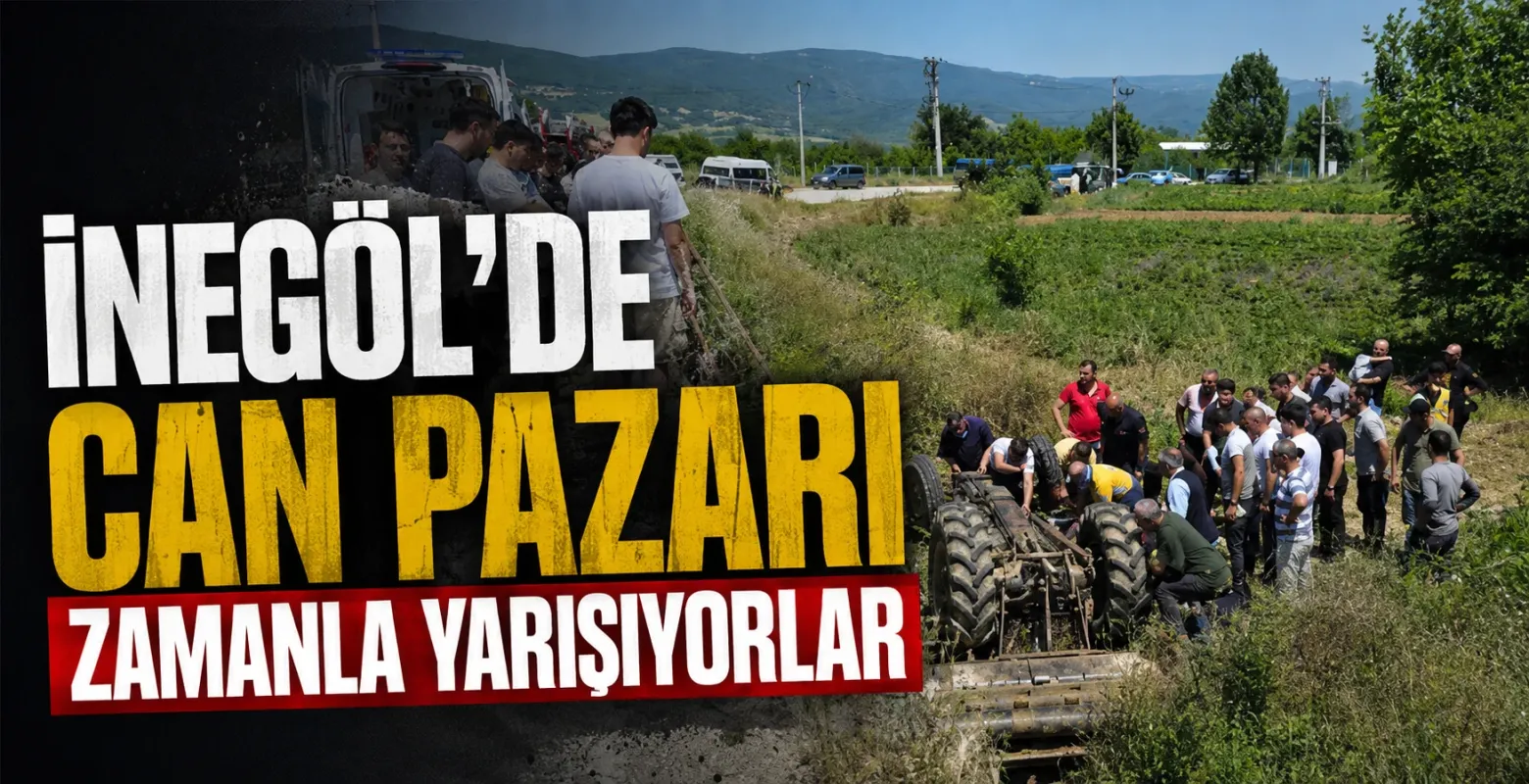 Traktör Köprüden Uçtu, Sürücü Altında Kaldı