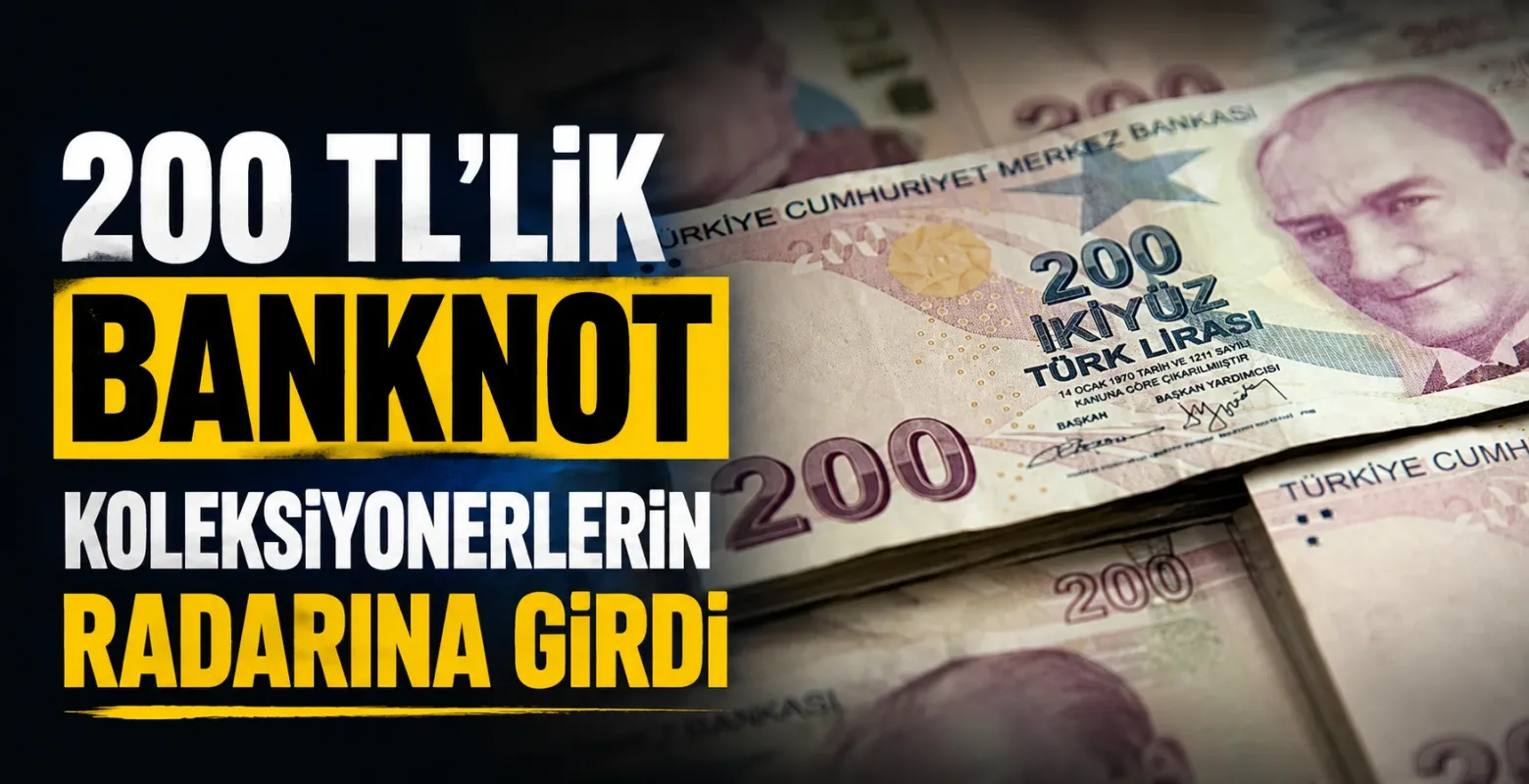 200 TL'lik banknot koleksiyonerlerin radarına girdi