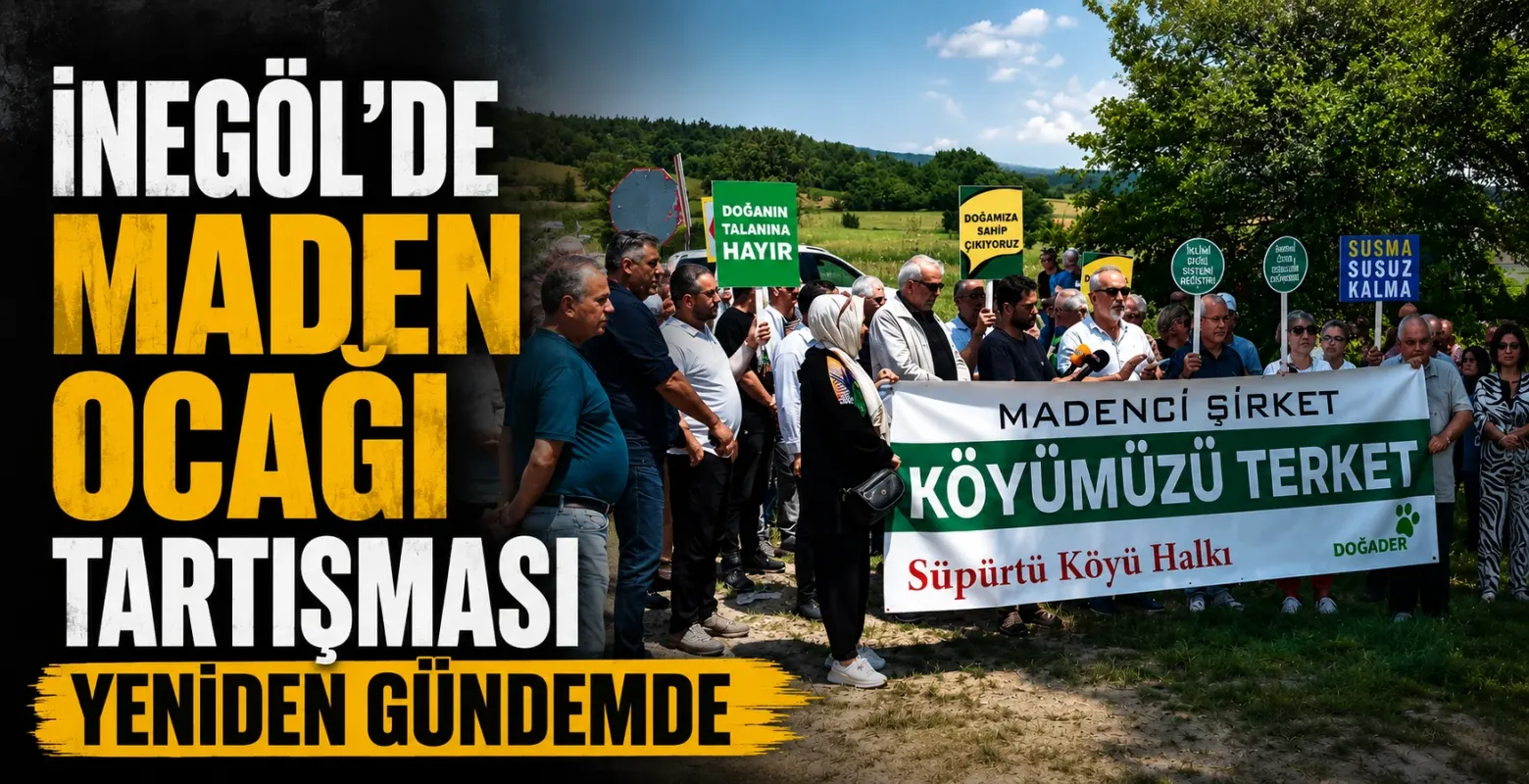 CHP İnegöl’den Maden Ocağı Tepkisi: “Doğamızı Ranta Kurban Etmeyiz”