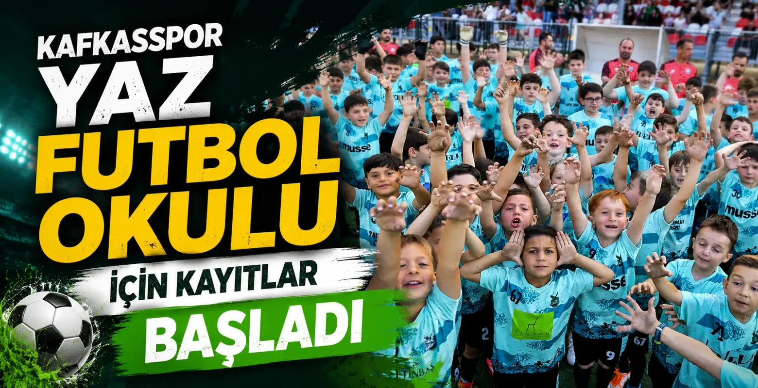 Kafkasspor Yaz Futbol Okulu için kayıtlar başladı