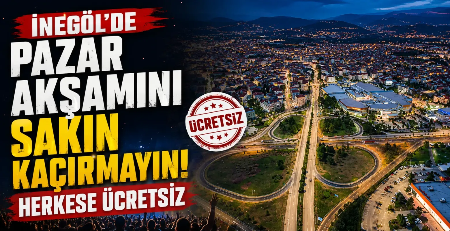 İnegöl’de Türkü ve Rock Rüzgarı Esecek!
