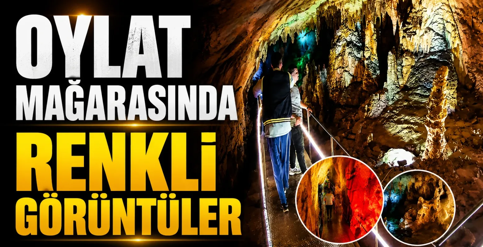 Oylat Mağarası'nda Eğlence Dolu Dakikalar Kamerada