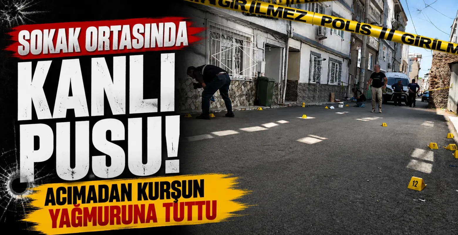 Sokak ortasında kanlı pusu! Acımadan kurşun yağmuruna tuttu