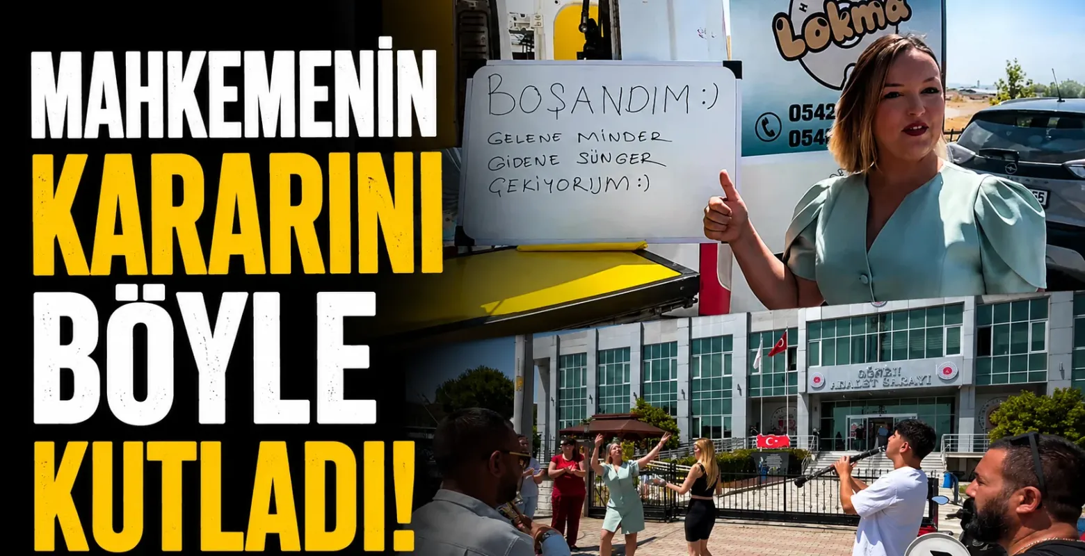 5 Yıllık Boşanma Davası Bitti, Davul Zurnayla Kutladı