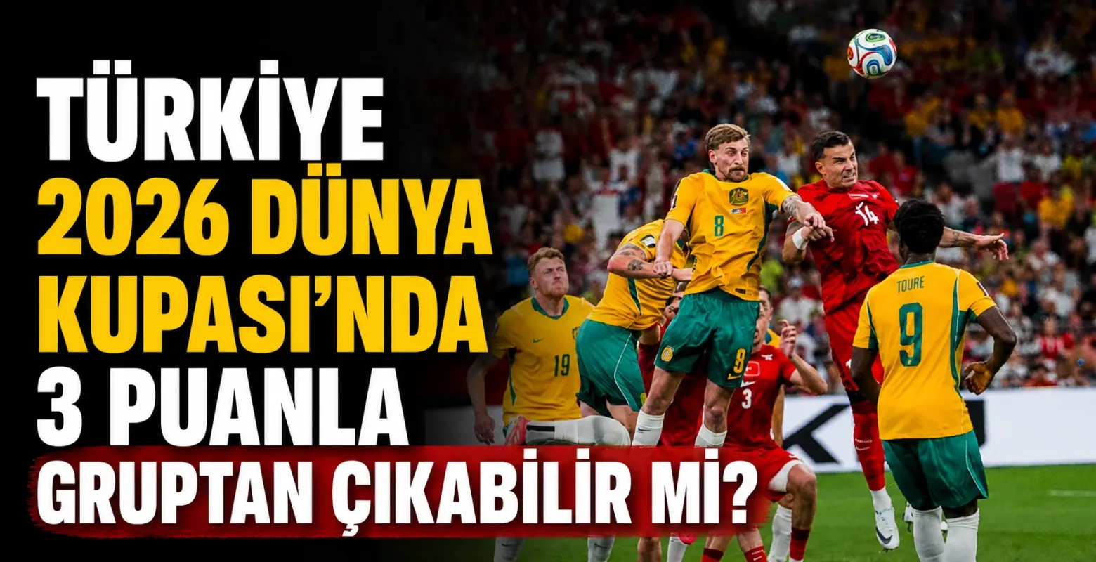 Türkiye 2026 Dünya Kupası'nda 3 puanla gruptan çıkabilir mi?