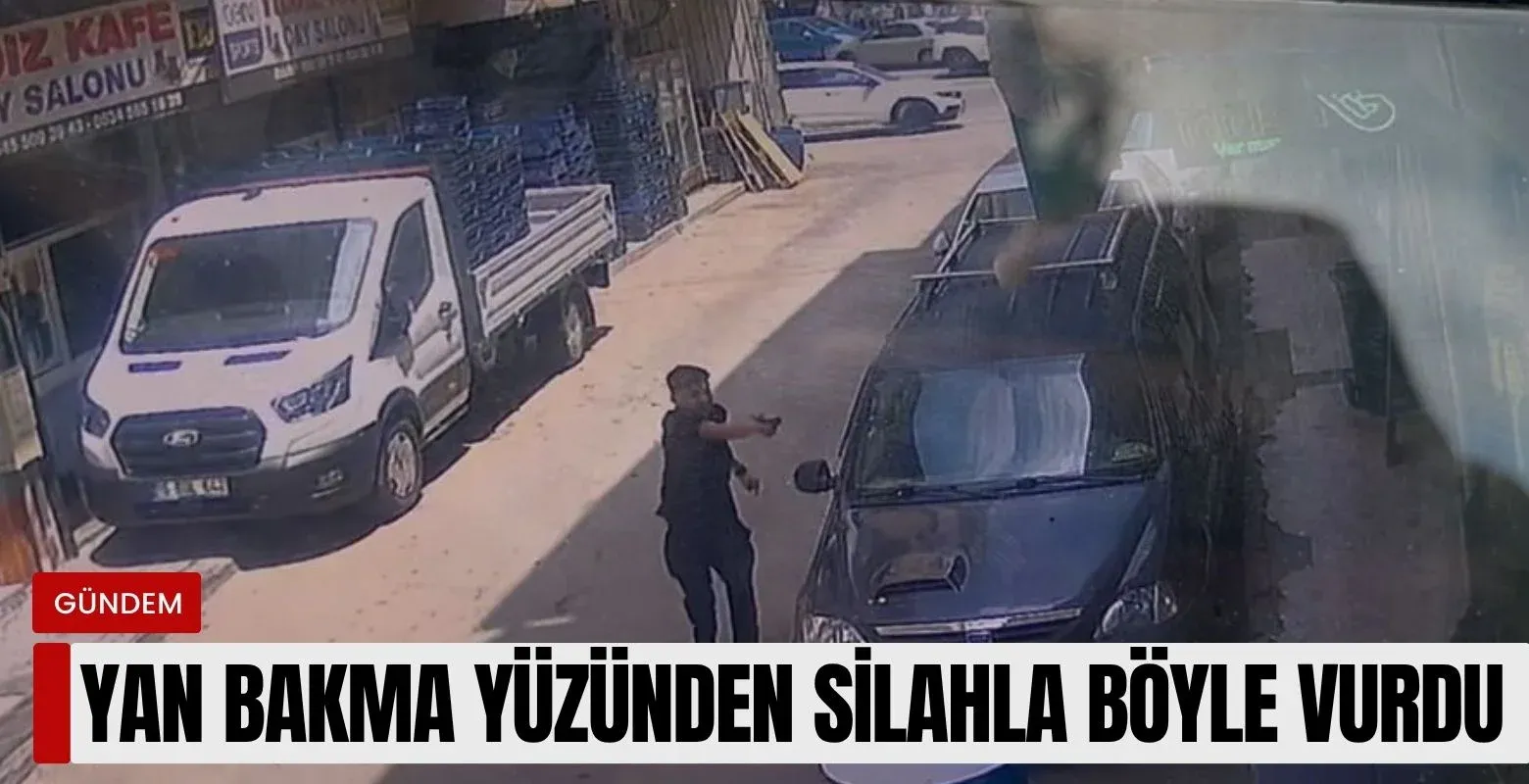 Yan bakma yüzünden böyle vurdu!