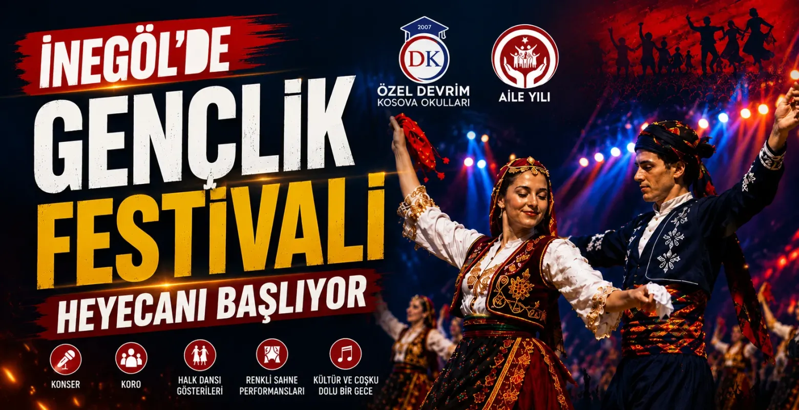 İnegöl’de Gençlik Festivali Heyecanı Başlıyor