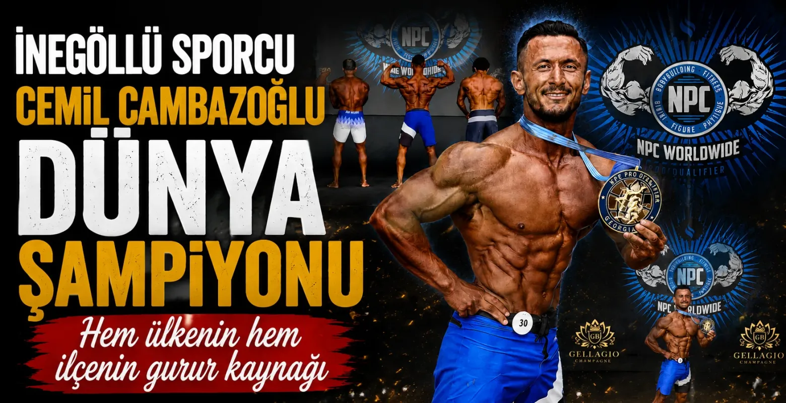 İnegöllü sporcu ülkenin ve ilçenin gurur kaynağı oldu!
