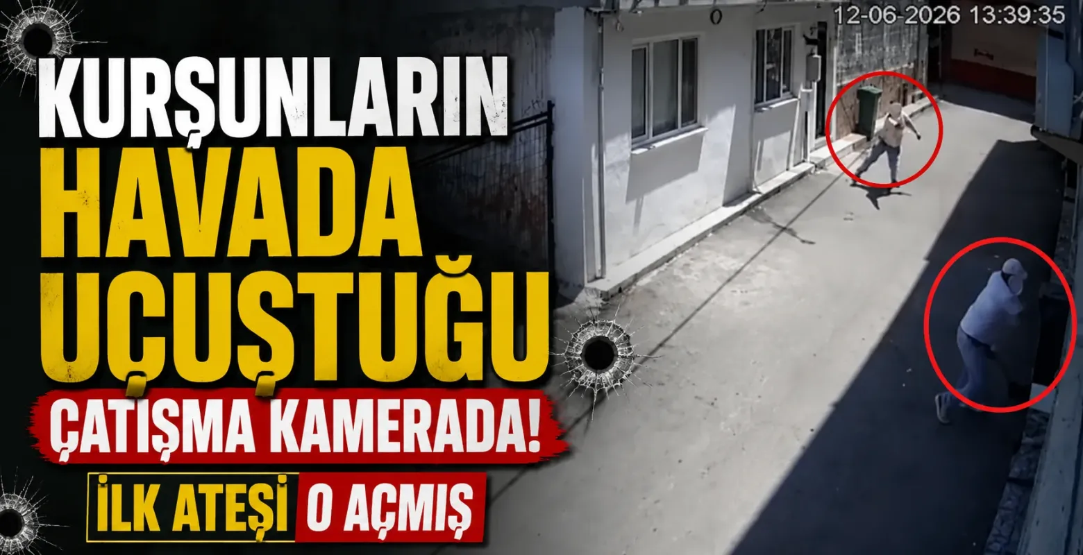Kurşunların Havada Uçuştuğu Çatışma Kamerada! İlk Ateşi O Açmış