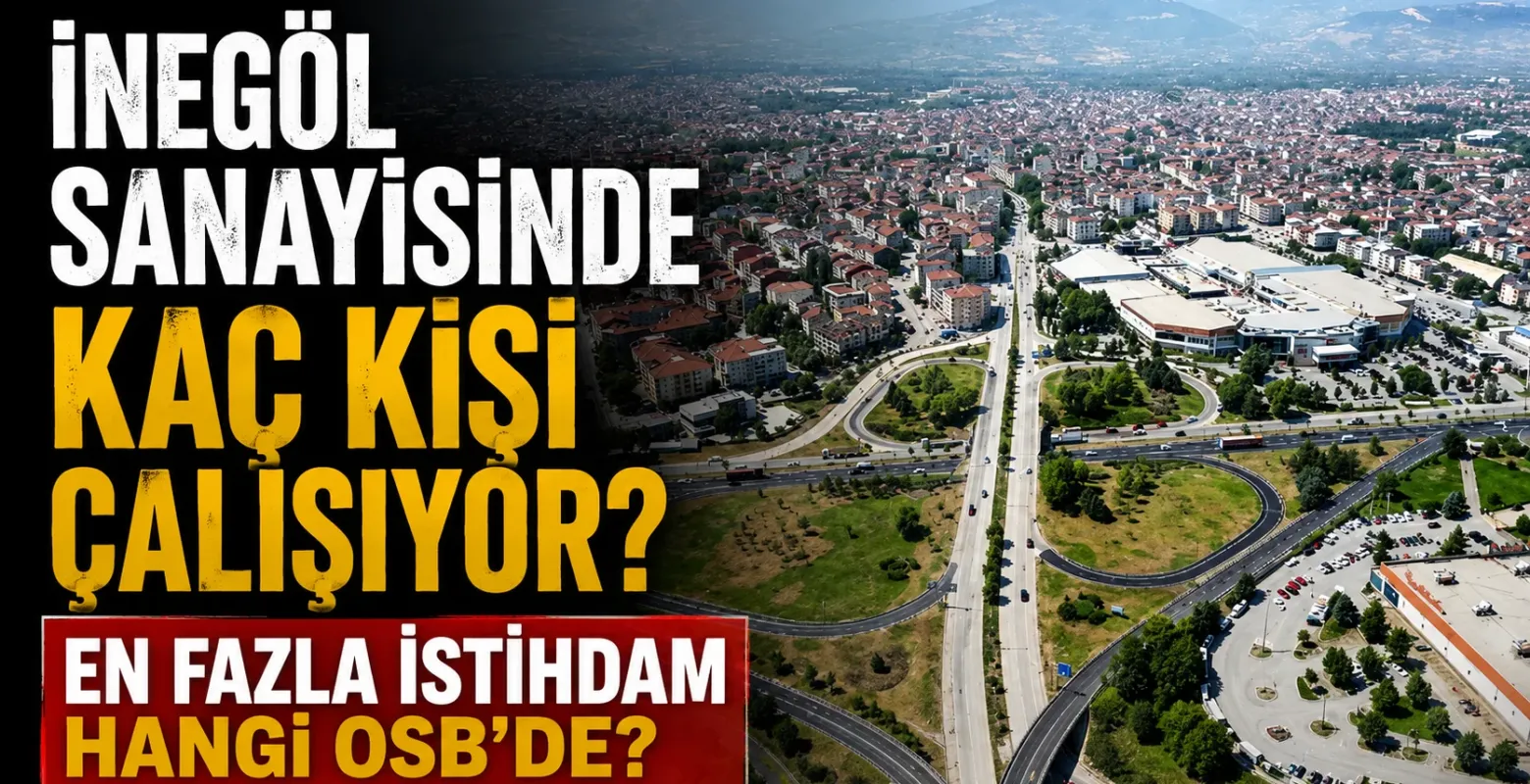 İnegöl sanayisinde kaç kişi çalışıyor? En fazla istihdam hangi OSB'de?