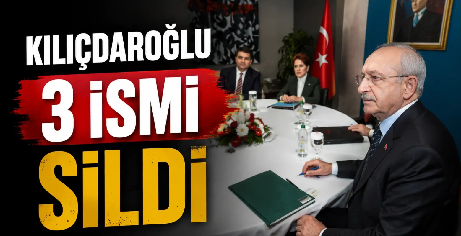 Kılıçdaroğlu CHP’de yeniden yapılanırken üç lideri sildi