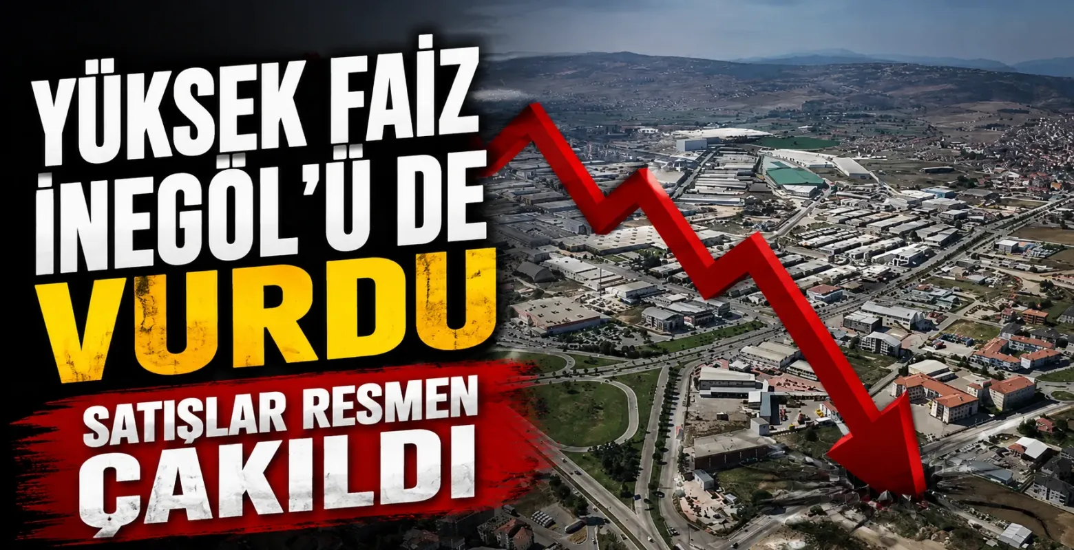 İnegöl’de Konut Satışları Çakıldı! Son 5 Yılın En Düşük Mayıs Verisi