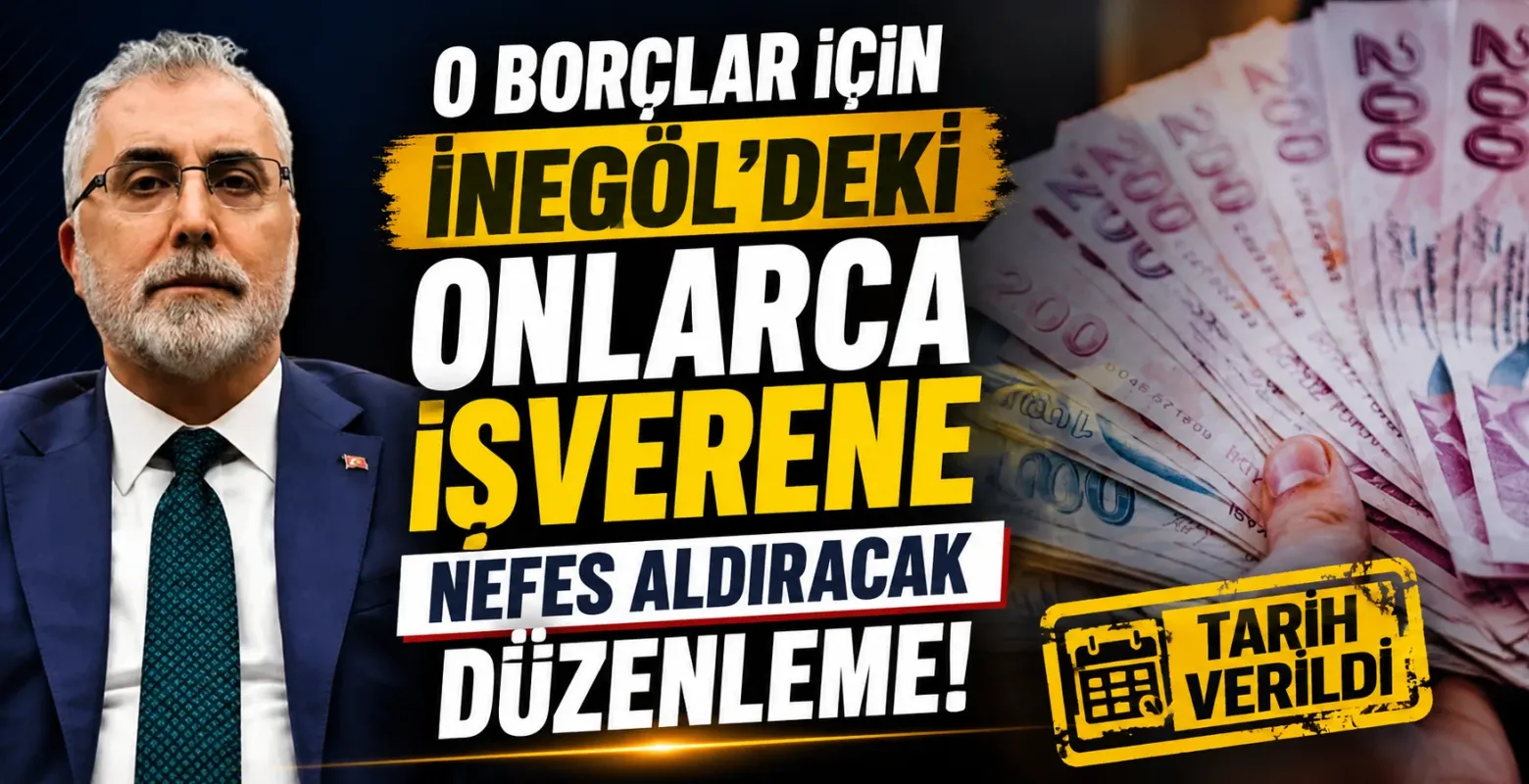 O borçlar için İnegöl'deki onlarca işverene nefes aldıracak düzenleme! Tarih verildi