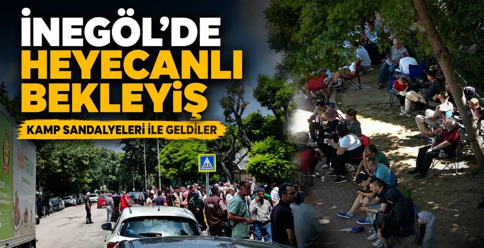 İnegöl’de YKS Heyecanı! Öğrenciler Sınavda, Aileler Dualarla Bekledi