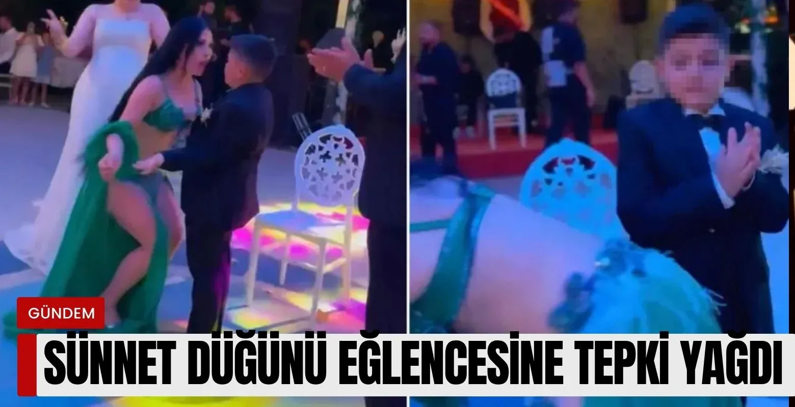 Sünnet düğünü eğlencesine tepki yağdı