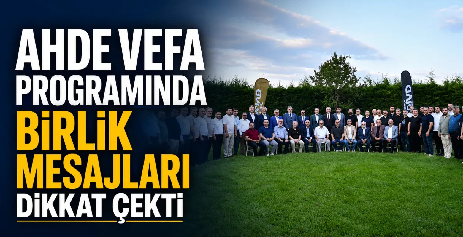 İnegöl Protokolü Ahde Vefa Programında Bir Araya Geldi