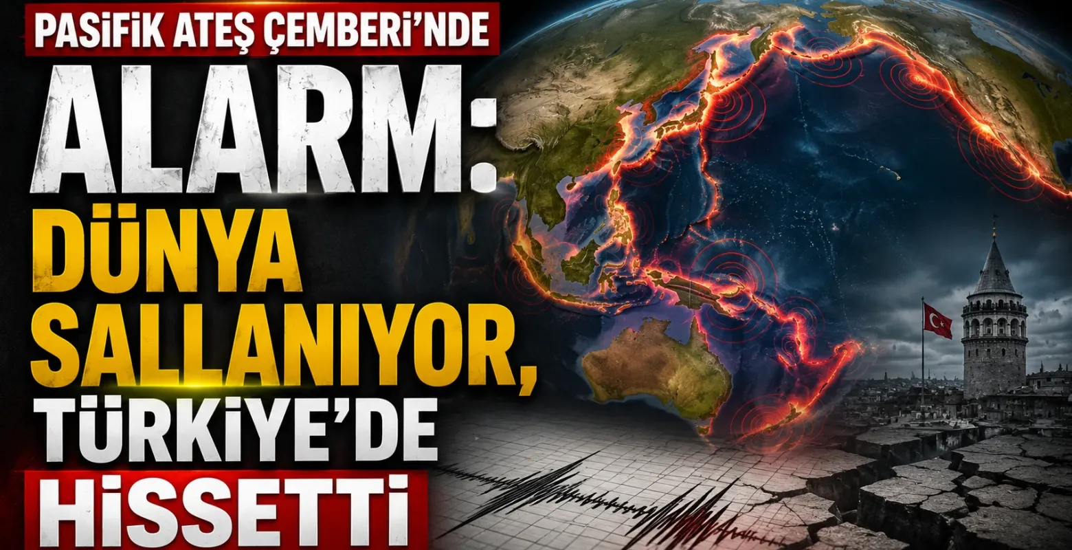 Pasifik Ateş Çemberi’nde alarm: Dünya sallanıyor, Türkiye'de hissetti