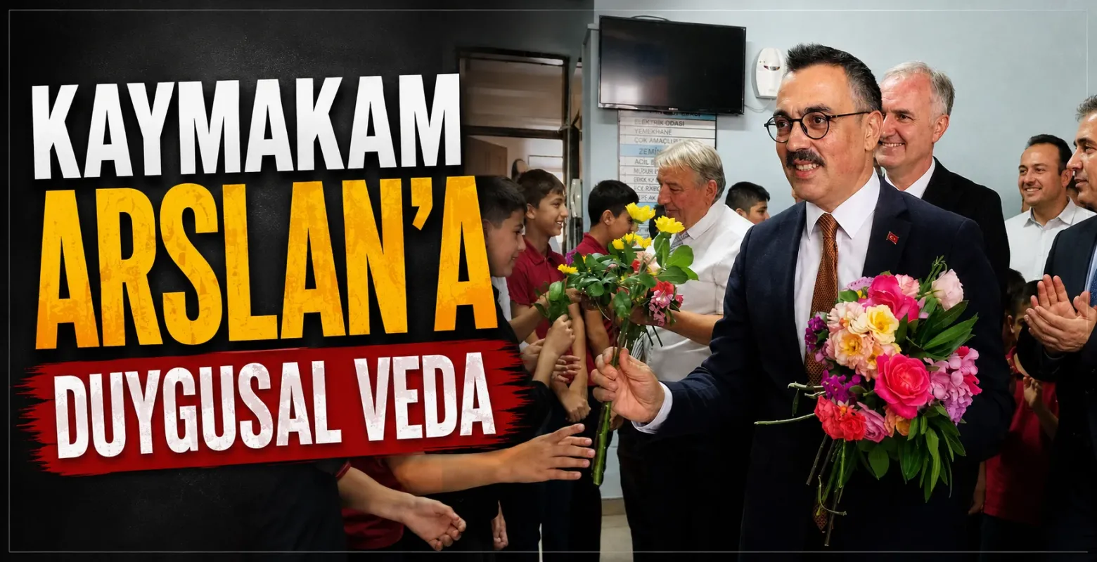 Kaymakam Arslan’a Duygusal Veda