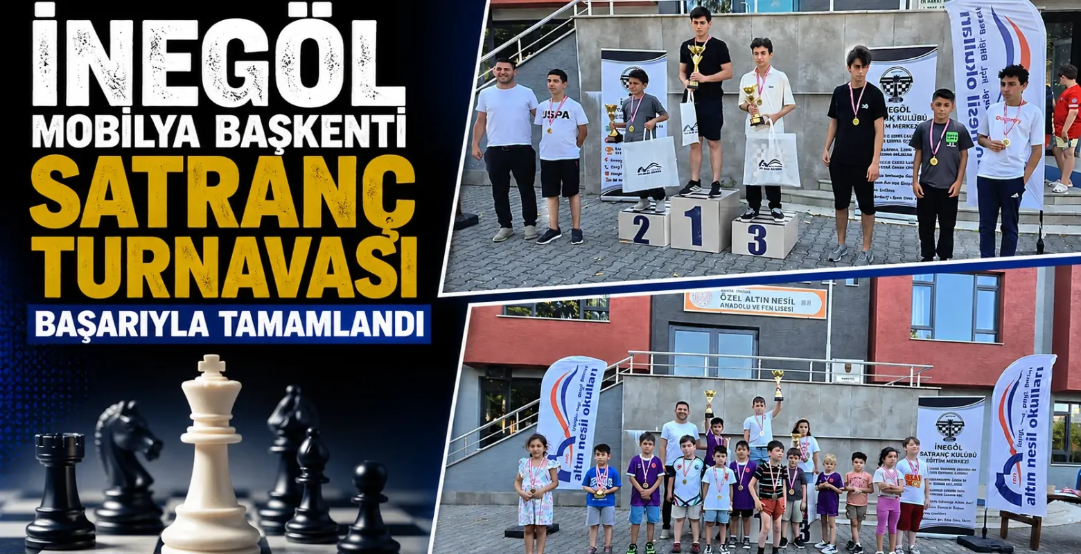 İnegöl Mobilya Başkenti Satranç Turnuvası Başarıyla Tamamlandı