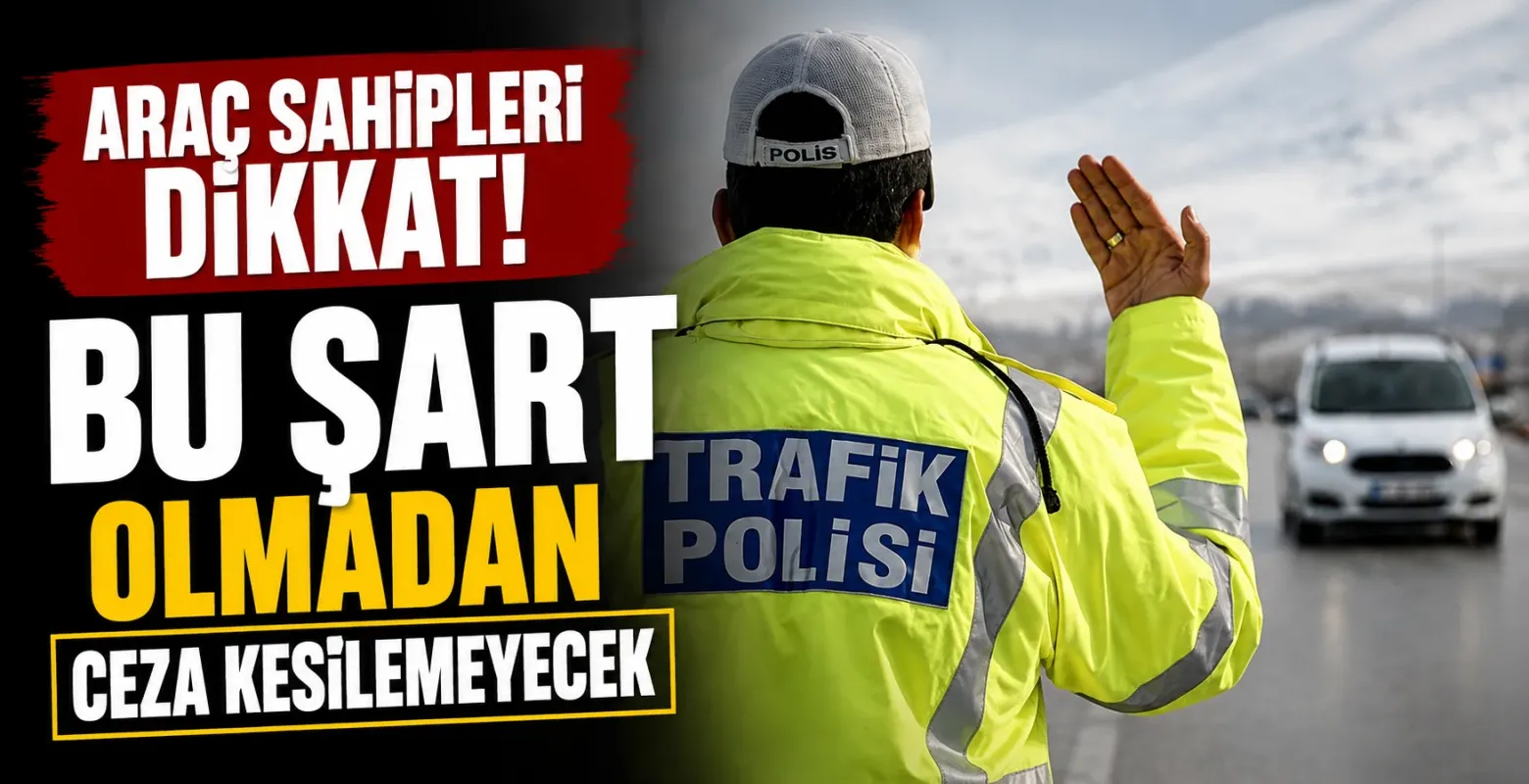 Araç Sahipleri Dikkat! Bu Şart Olmadan Ceza Kesilemeyecek