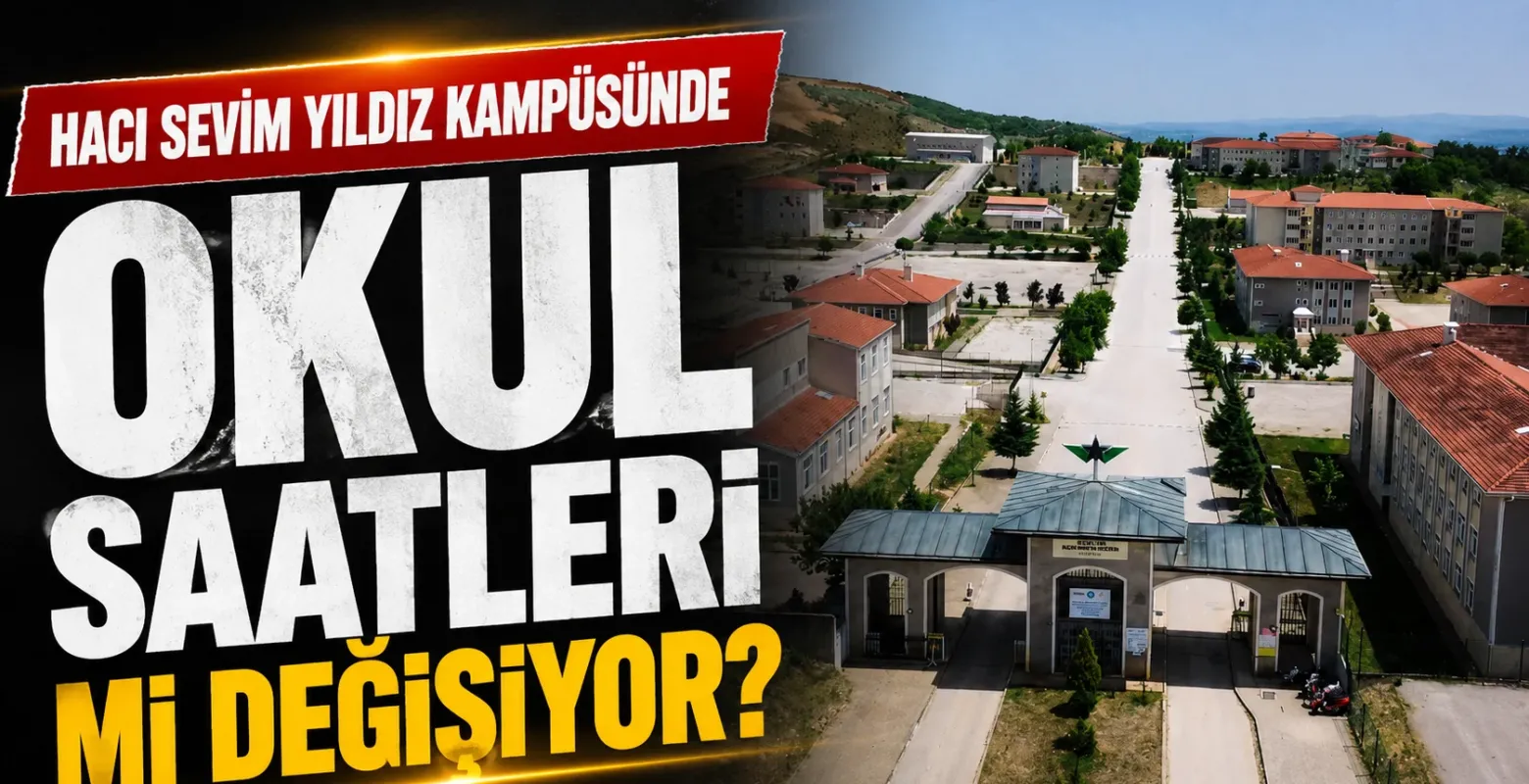 Hacı Sevim Yıldız Kampüsünde okul saatleri mi değişiyor?