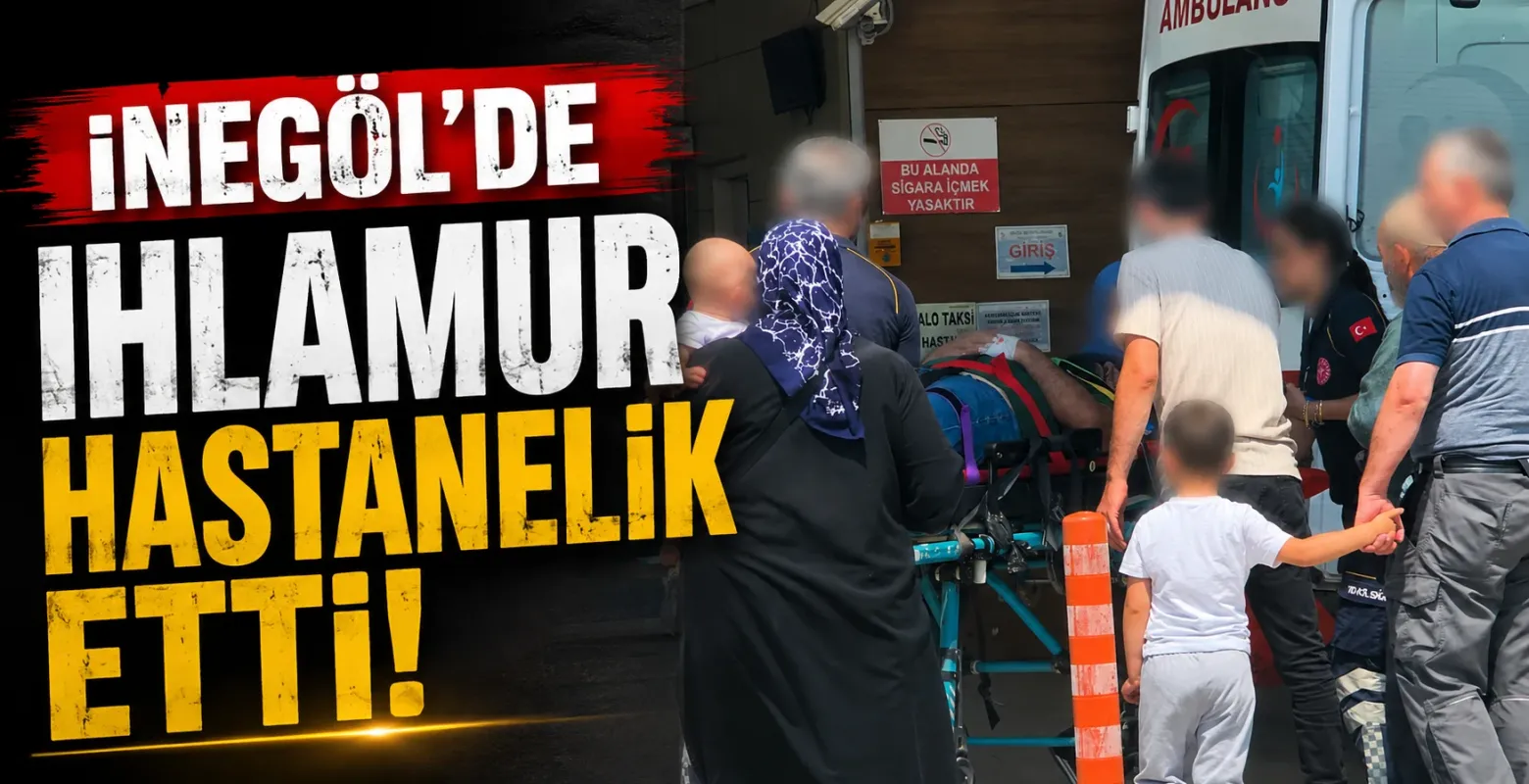 İnegöl'de ıhlamur hastanelik etti!