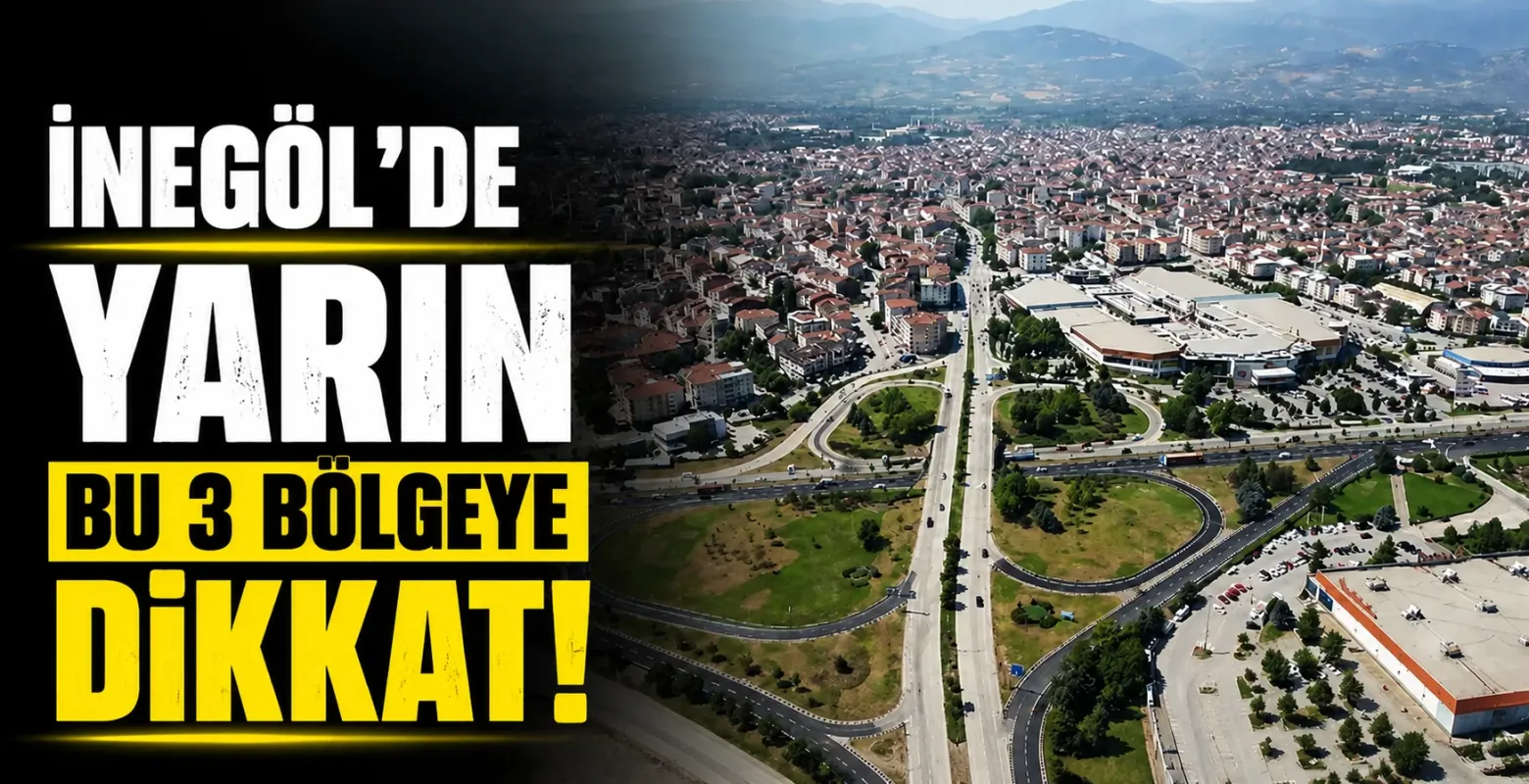 İnegöl'de 3 Mahallede Elektrik Kesintisi! Pazar Günü Bu Bölgeler Dikkat