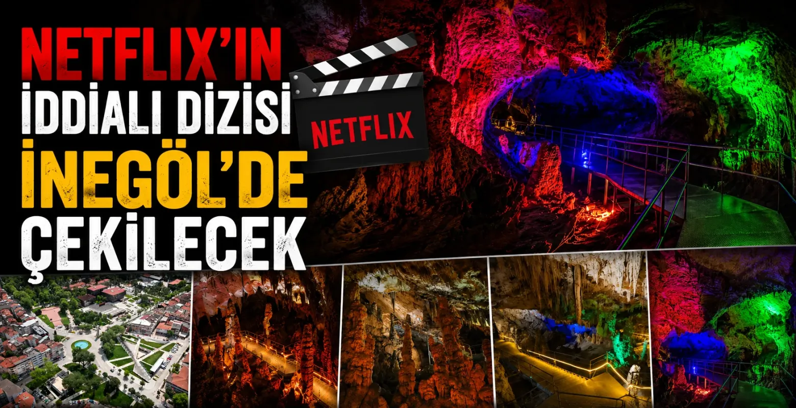 Netflix'in İddialı Dizisi "Eve Giden Yol" İnegöl Oylat Mağarası'nda Çekilecek