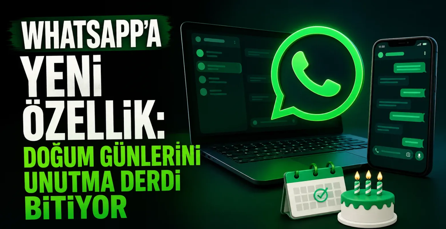 WhatsApp'a Doğum Günü Bildirimi Geliyor! Yeni Özellik Ortaya Çıktı