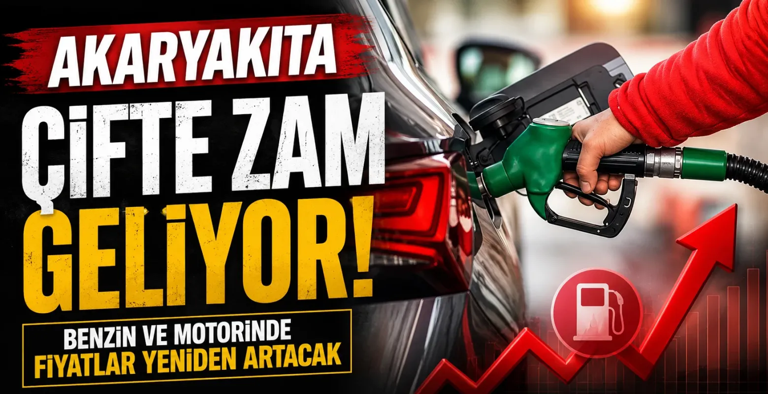 Akaryakıta Çifte Zam Geliyor! Benzin ve Motorinde Fiyatlar Yeniden Artacak