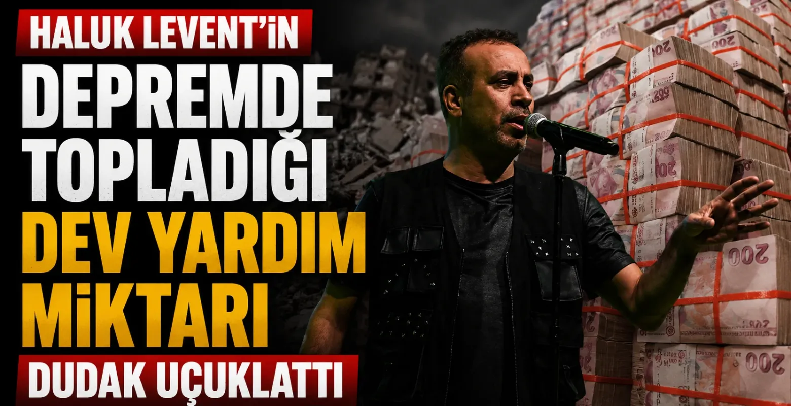 Haluk Levent'in depremde topladığı dev yardım miktarı dudak uçuklattı