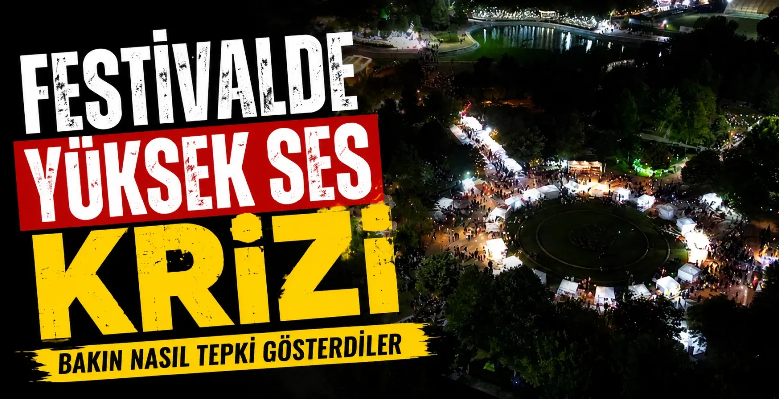 İnegöl Kültür Festivali'nde Ses Krizi! Kafkas Derneği Çadırını Kapattı