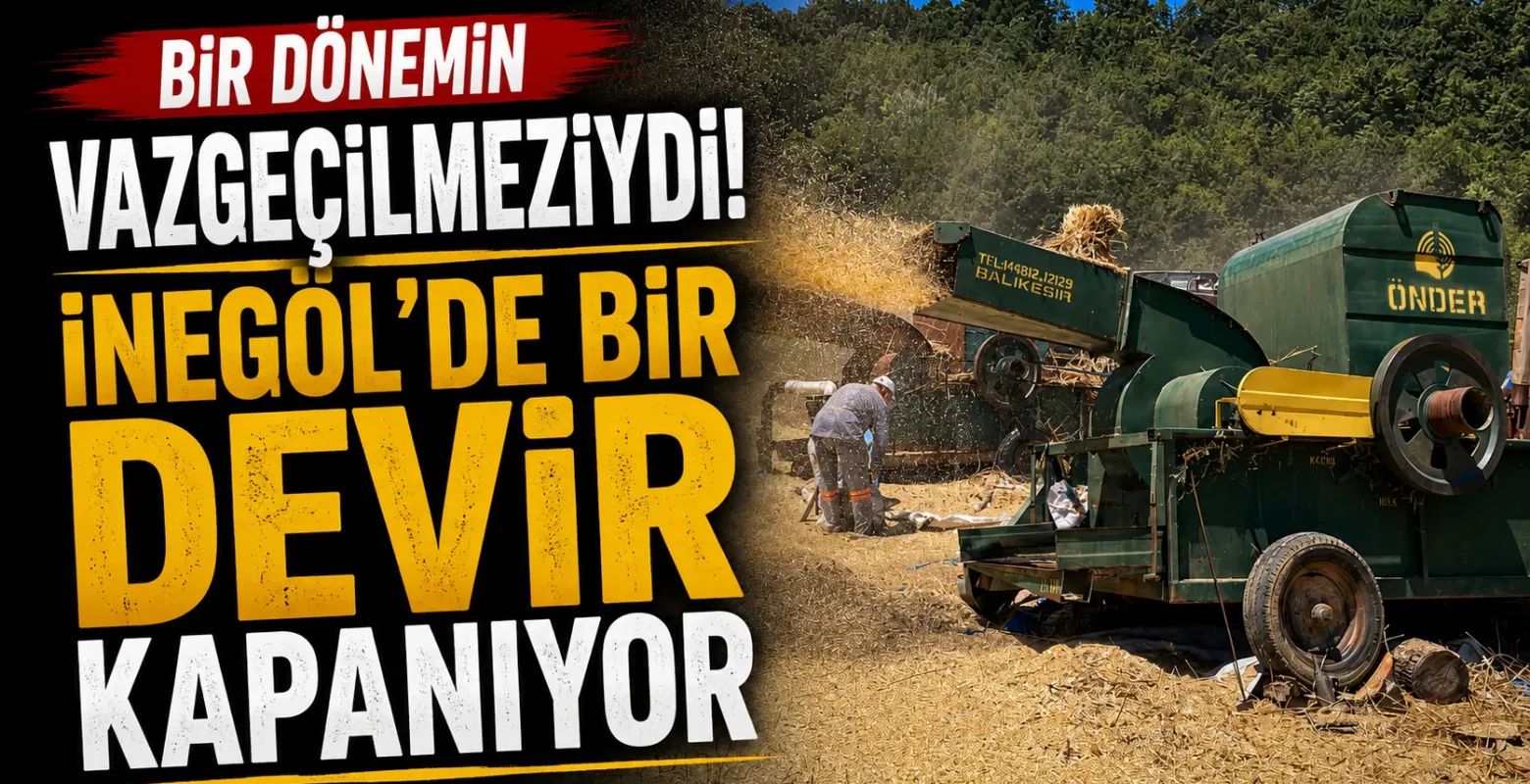Bir Dönemin Vazgeçilmeziydi! İnegöl'de Tarihi Görüntü