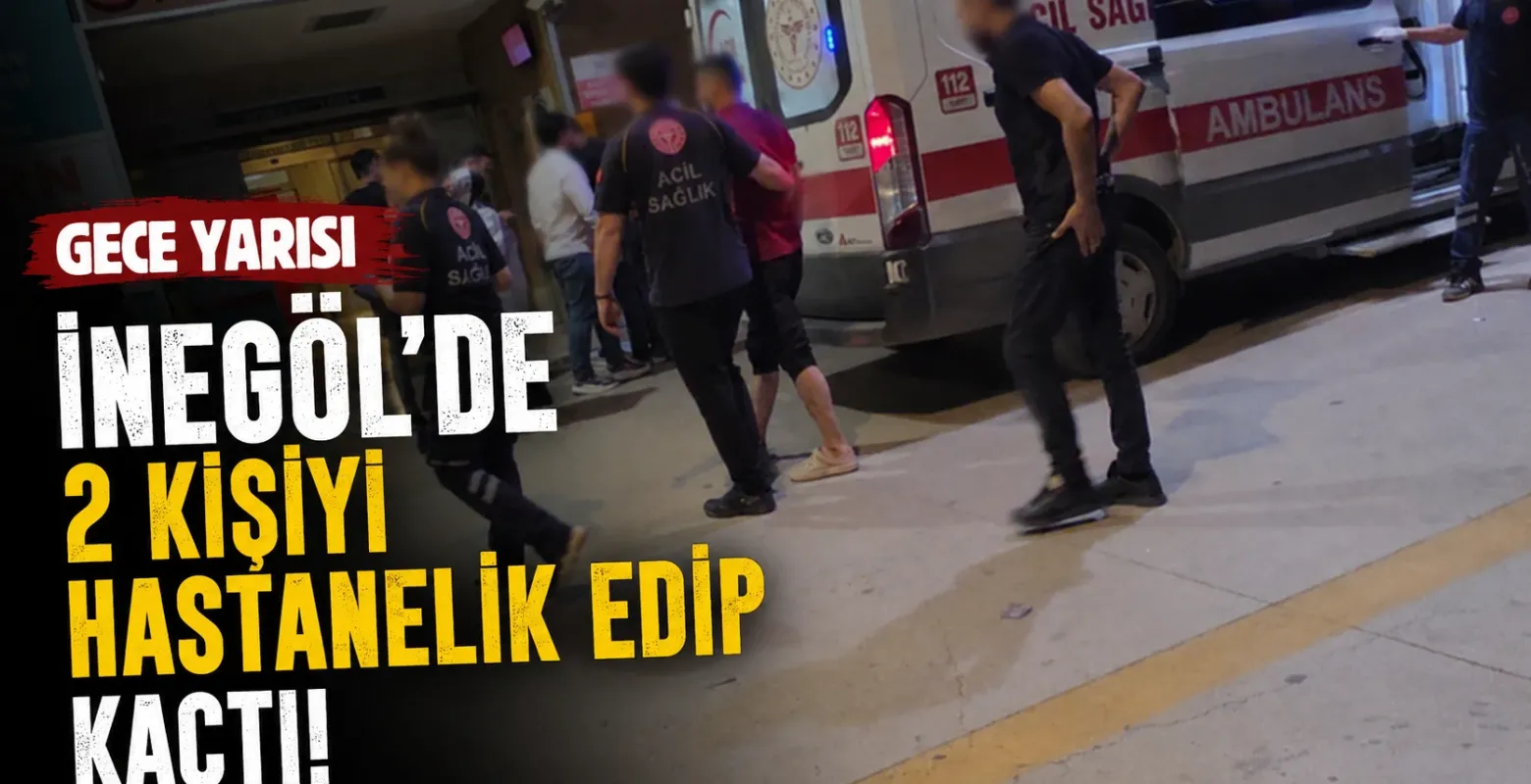 Gece yarısı İnegöl'de kazaya sebep olup kaçtı!